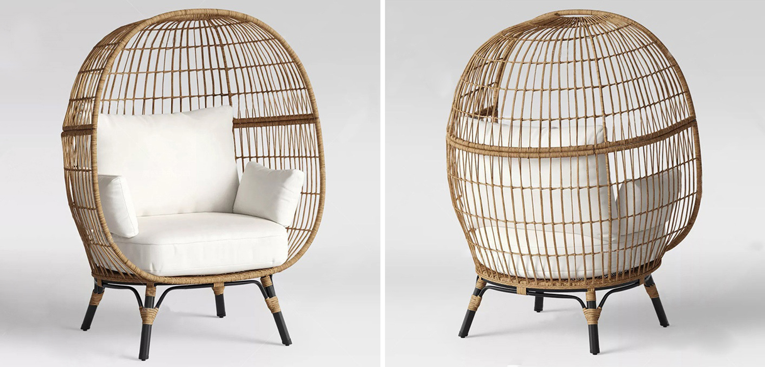 Плетеное кресло Myah Wicker Armchair - фото