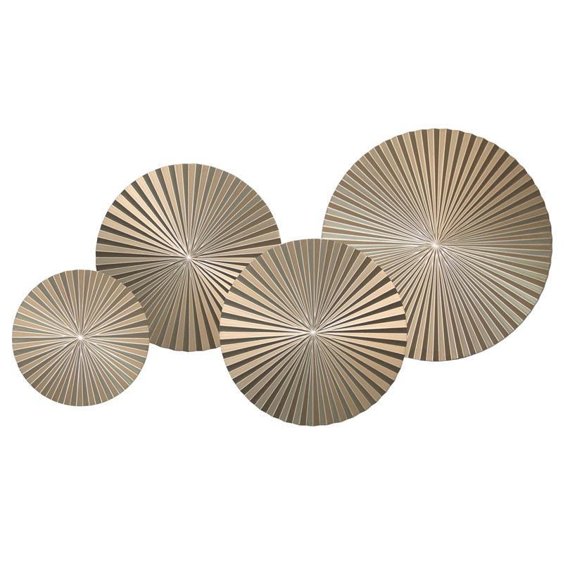 Арт-объект Apollo Champagne Wall Plaque Disc 4 Золотой Шампань Арт-объект Apollo Champagne Wall Plaque Disc 4 Золотой Шампань в Кирове | Loft Concept