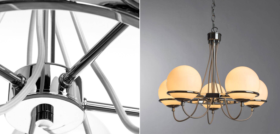 Люстра Melissa Chandelier Chromium 5 Люстра Melissa Chandelier Chromium 5 - Loft-Concept в Кирове