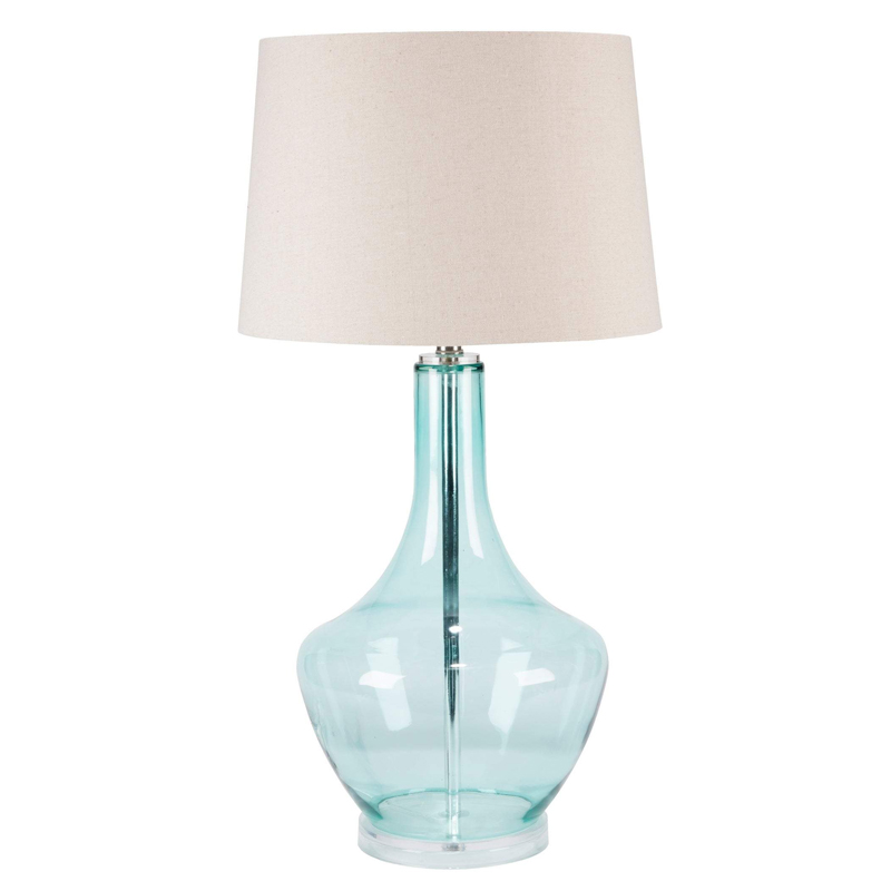 Настольная лампа Fantina Table lamp blue Белый Светло-голубой Настольная лампа Fantina Table lamp blue Белый Светло-голубой в Кирове | Loft Concept