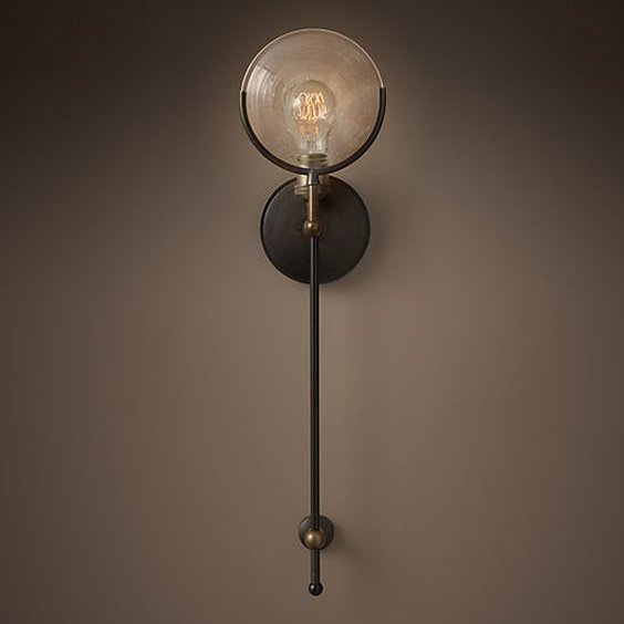 Бра RH Gaslight Lens Sconce 3 Коричневый Бра RH Gaslight Lens Sconce 3 Коричневый в Кирове | Loft Concept