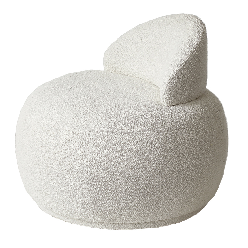 Кресло Boucle Snowball Armchair Белый Кресло Boucle Snowball Armchair Белый в Кирове | Loft Concept