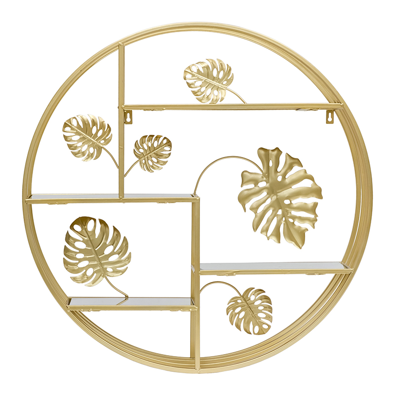 Полка Gold Tropical Shelf Золотой Полка Gold Tropical Shelf Золотой в Кирове | Loft Concept