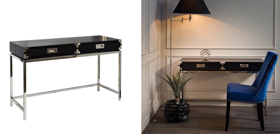 Рабочий стол Black Grace Desk Рабочий стол Black Grace Desk - Loft-Concept в Кирове