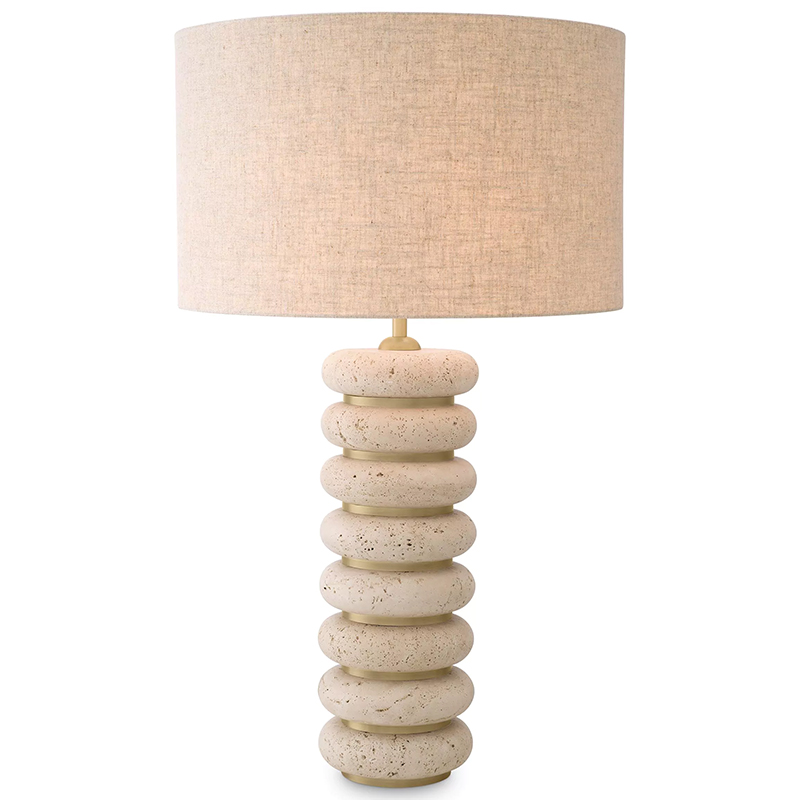 Настольная лампа Eichholtz Table Lamp Baron Бежевый Бежево-серый Латунь Настольная лампа Eichholtz Table Lamp Baron Бежевый Бежево-серый Латунь в Кирове | Loft Concept