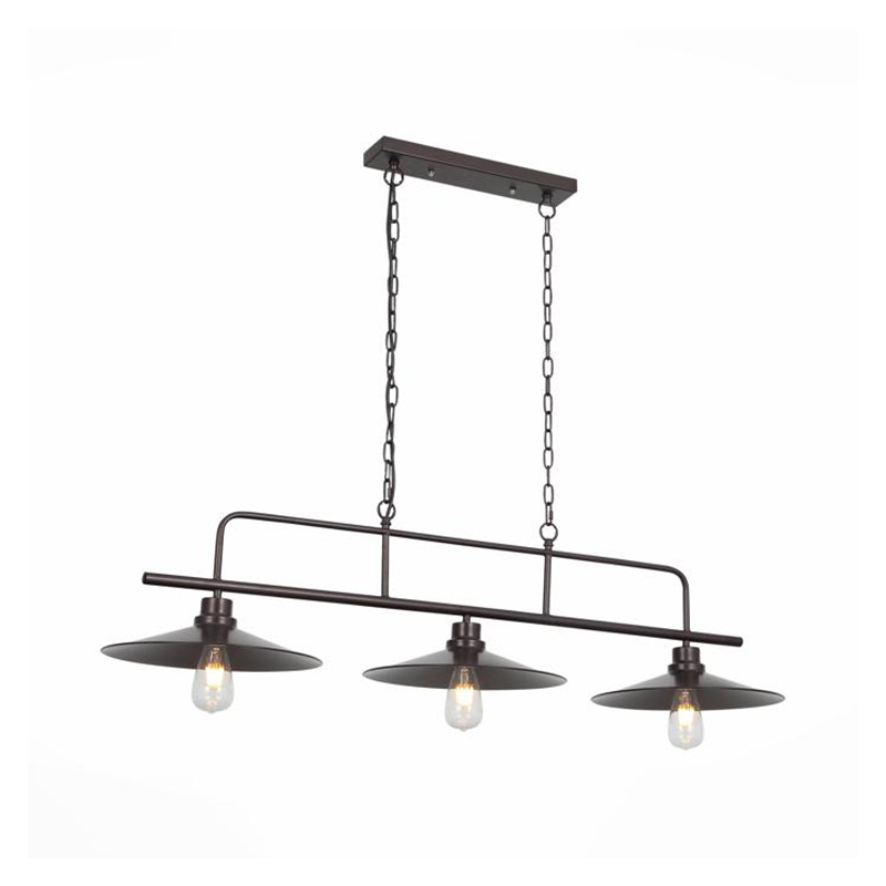 Люстра металлическая Metal chandelier techno Коричневый Люстра металлическая Metal chandelier techno Коричневый в Кирове | Loft Concept