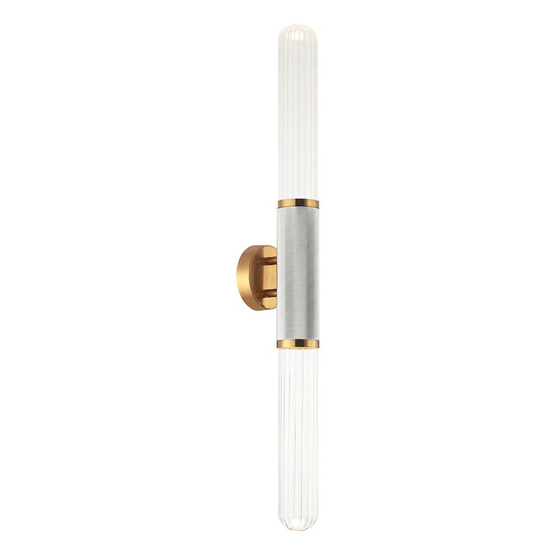 Бра Grover Chrome Transparent Wall Lamp Прозрачное Стекло Хром Глянцевое золото Бра Grover Chrome Transparent Wall Lamp Прозрачное Стекло Хром Глянцевое золото в Кирове | Loft Concept