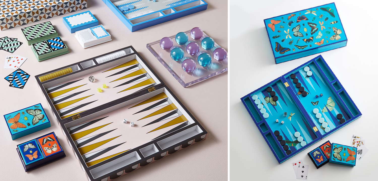 Игральные карты BOTANIST LACQUER CARD SET  Jonathan Adler - фото