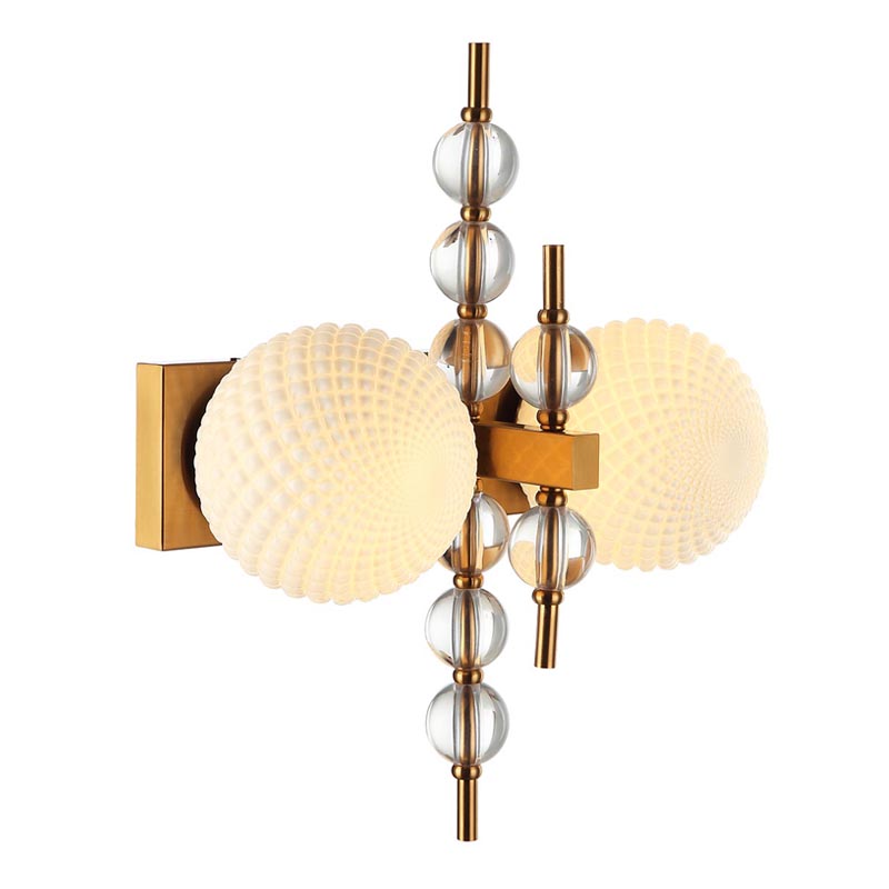 Бра Addelyn Sconce Белый Латунь Бра Addelyn Sconce Белый Латунь в Кирове | Loft Concept