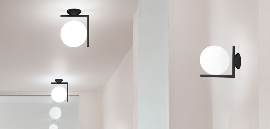 Бра Flos IC Lights C/W Black - Loft-Concept в Кирове