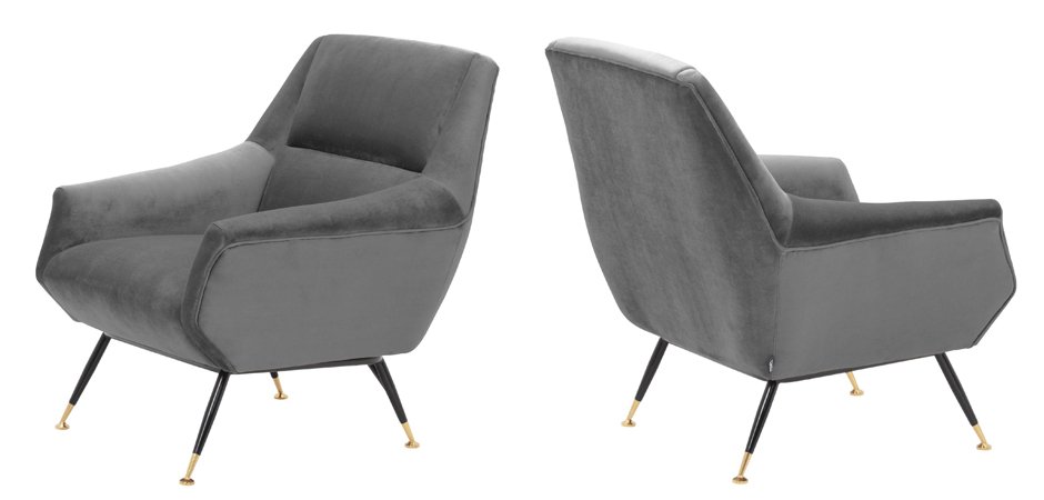 Кресло Eichholtz Chair Exile Grey - фото №1