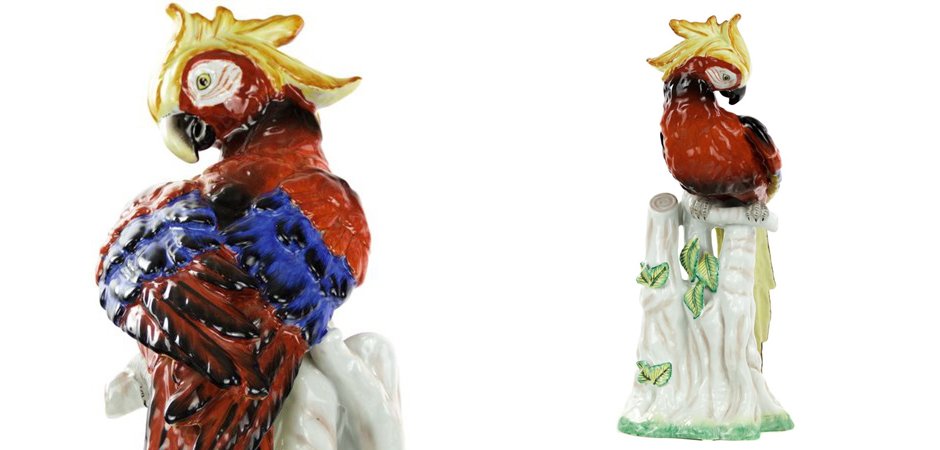 Статуэтка Porcelain Red Parrot Статуэтка Porcelain Red Parrot - Loft-Concept в Кирове