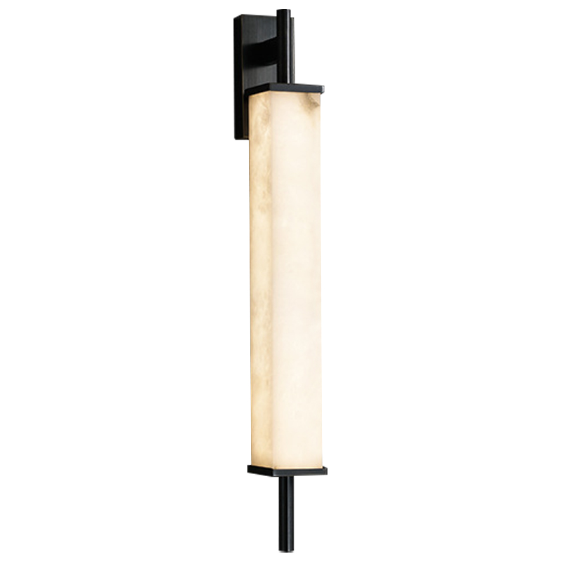 Бра Gaelle Modern Marble Wall Lamp Черный Белый Мрамор Bianco Темная медь Бра Gaelle Modern Marble Wall Lamp Черный Белый Мрамор Bianco Темная медь в Кирове | Loft Concept