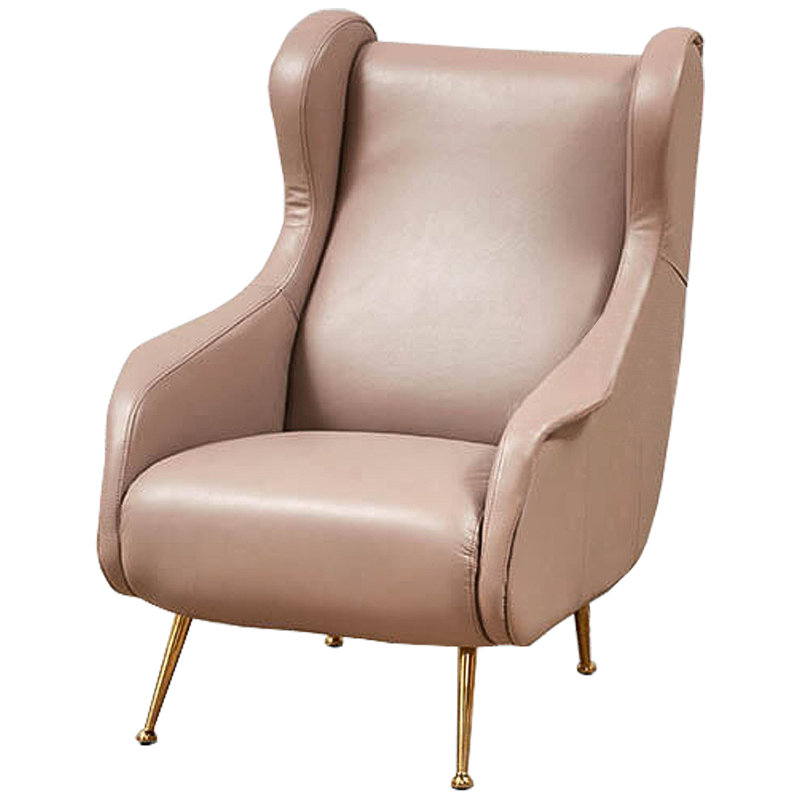 Кресло Gastone Chair Дымчатая Роза Золотой Кресло Gastone Chair Дымчатая Роза Золотой в Кирове | Loft Concept