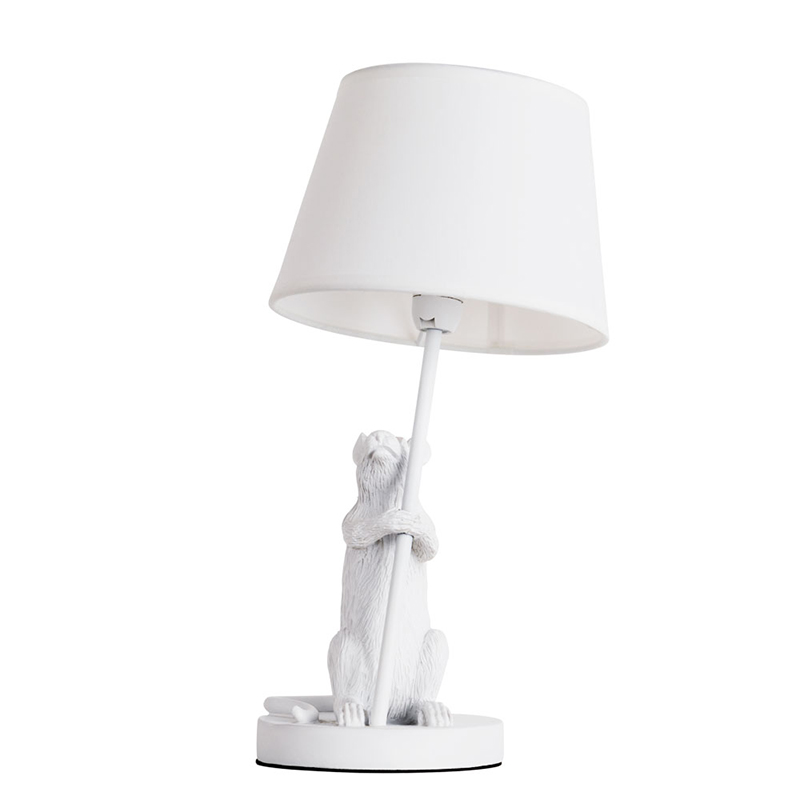 Настольная лампа White Mouse holding a lamp Белый Настольная лампа White Mouse holding a lamp Белый в Кирове | Loft Concept