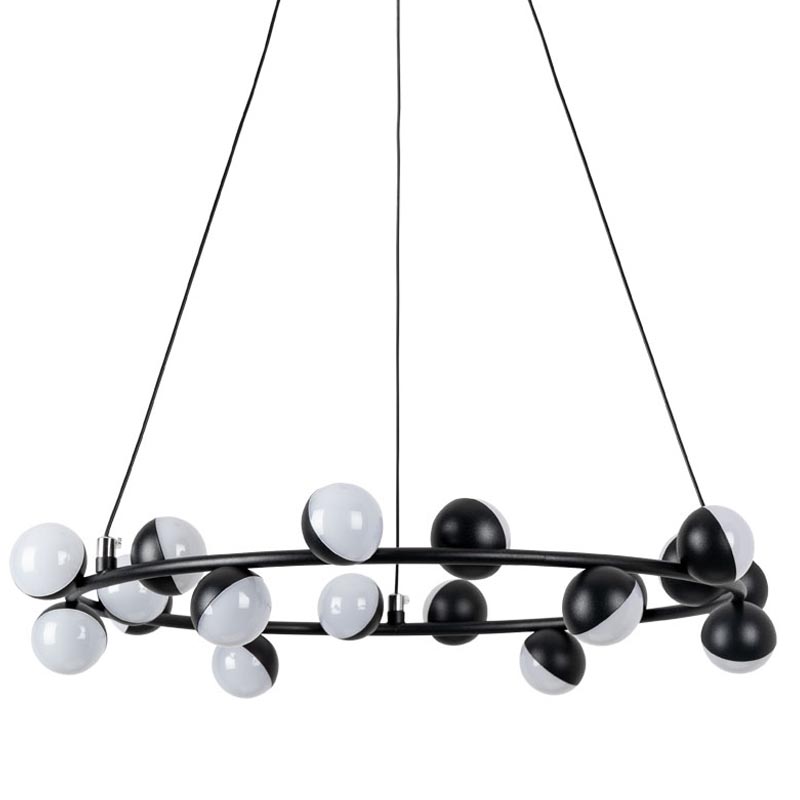 Люстра Vilelme Chandelier black 50 Черный Люстра Vilelme Chandelier black 50 Черный в Кирове | Loft Concept