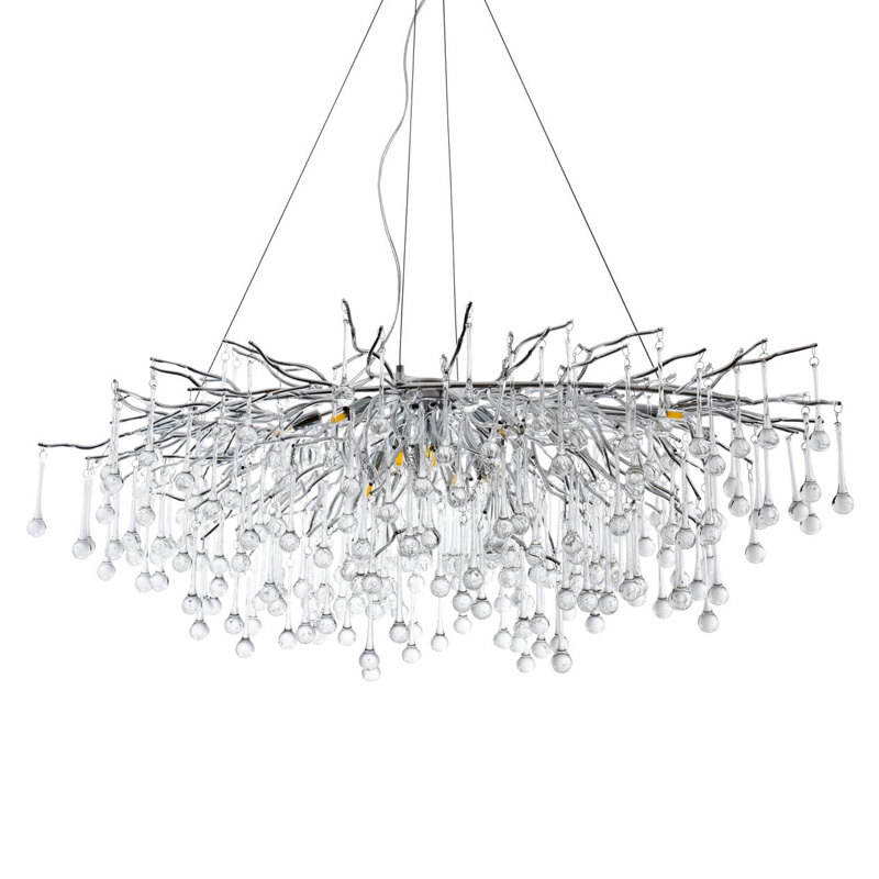 Люстра Большая Eucalyptus Silver Серебряный Люстра Большая Eucalyptus Silver Серебряный в Кирове | Loft Concept