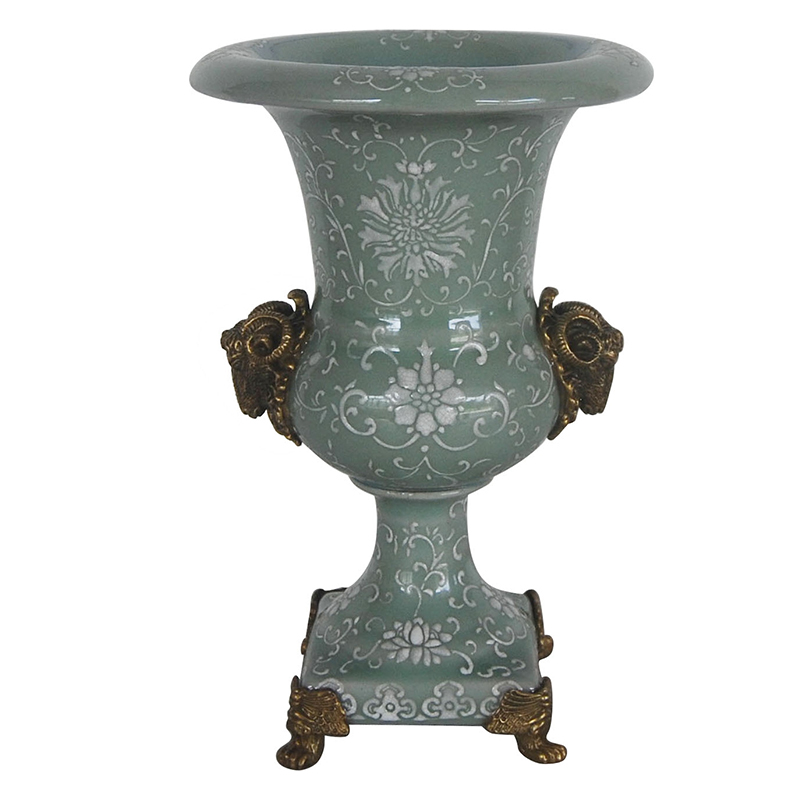 Ваза Bronze Aries Gray Vase Бронза Серый Ваза Bronze Aries Gray Vase Бронза Серый в Кирове | Loft Concept