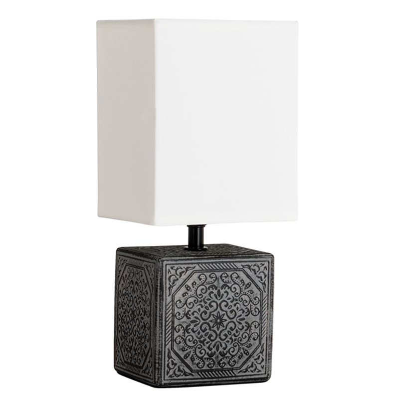 Настольная лампа Lazio Black Table Lamp Графит Настольная лампа Lazio Black Table Lamp Графит в Кирове | Loft Concept
