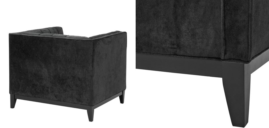 Кресло Eichholtz Chair Aldgate Black Кресло Eichholtz Chair Aldgate Black - Loft-Concept в Кирове