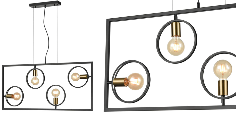 Люстра Loft Rings Ligh 4 Люстра Loft Rings Ligh 4 - Loft-Concept в Кирове