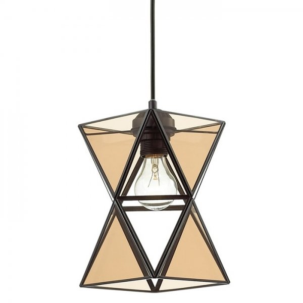 Подвесной светильник PolyPyramid Glass Pendant Cognac Янтарь (Amber) Подвесной светильник PolyPyramid Glass Pendant Cognac Янтарь (Amber) в Кирове | Loft Concept