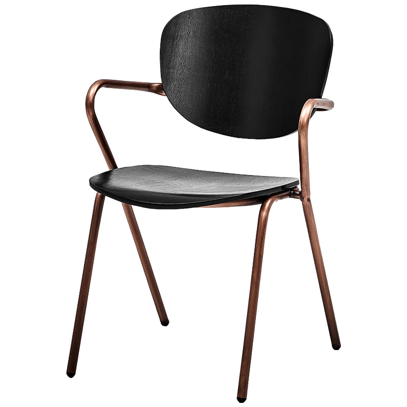 Стул Alpha Stool Черный Бронза Стул Alpha Stool Черный Бронза в Кирове | Loft Concept