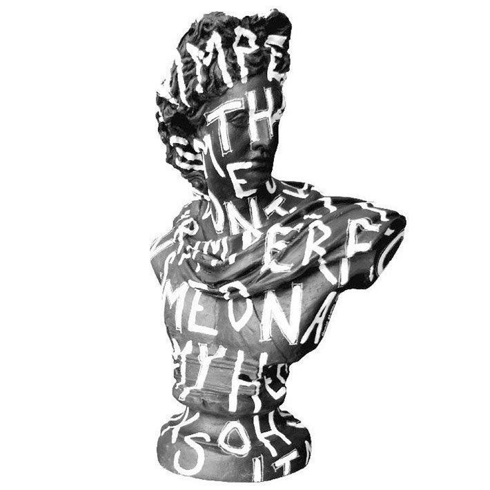 Статуэтка Bust Contemporary Art Черный Белый Статуэтка Bust Contemporary Art Черный Белый в Кирове | Loft Concept