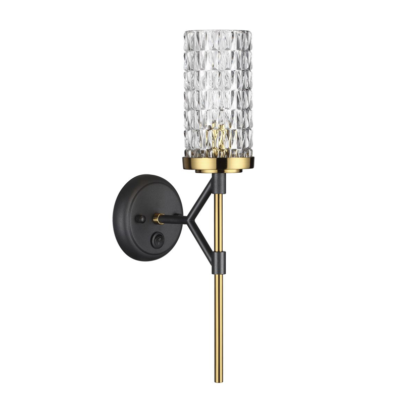 Бра Aspiring Upward Sconce Черный Глянцевое золото Бра Aspiring Upward Sconce Черный Глянцевое золото в Кирове | Loft Concept
