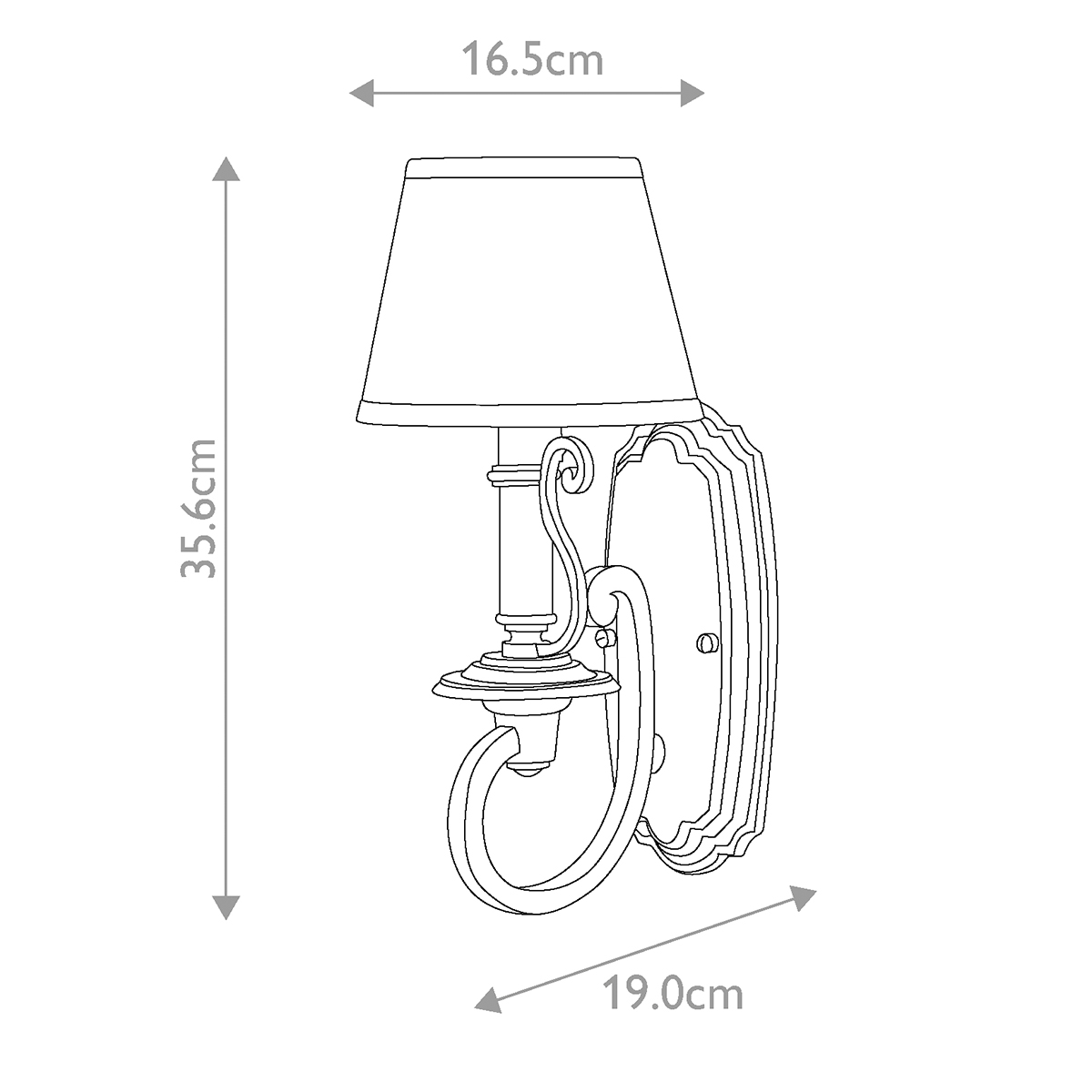 Бра бронзового цвета со светло-янтарным абажуром из органзы Hinkley в Кирове