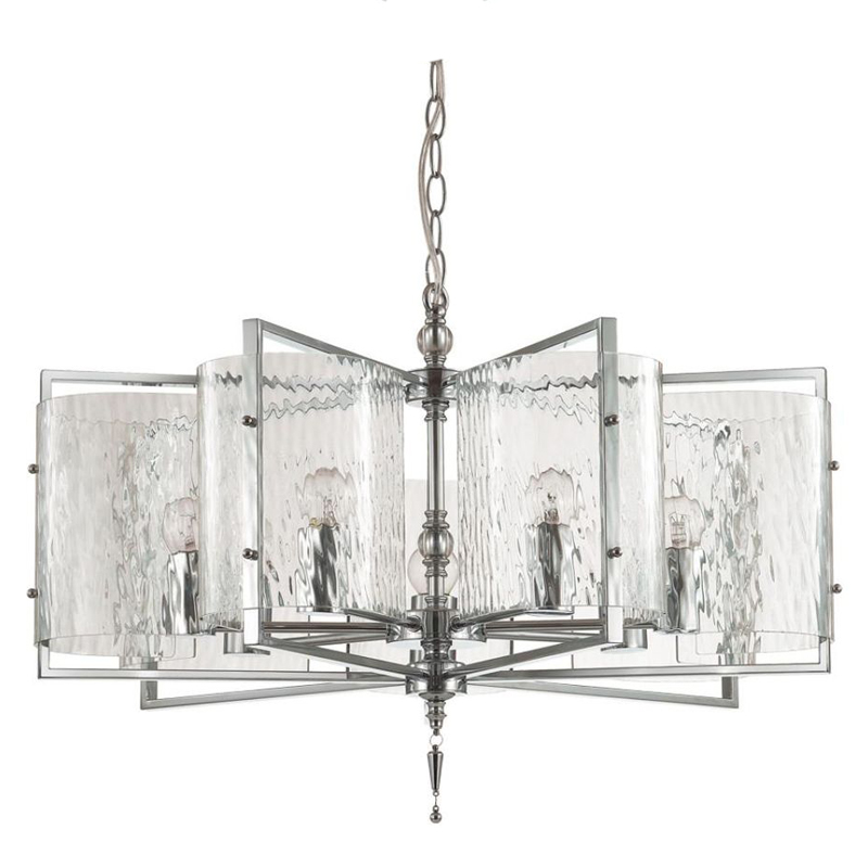 Люстра Karissa Chrome Chandelier 65 Хром Прозрачный (Transparent) Люстра Karissa Chrome Chandelier 65 Хром Прозрачный (Transparent) в Кирове | Loft Concept