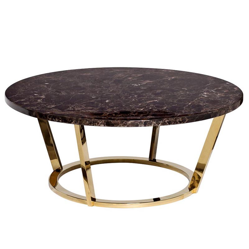 Кофейный стол Serker Coffee Table Золотой Кофейный стол Serker Coffee Table Золотой в Кирове | Loft Concept
