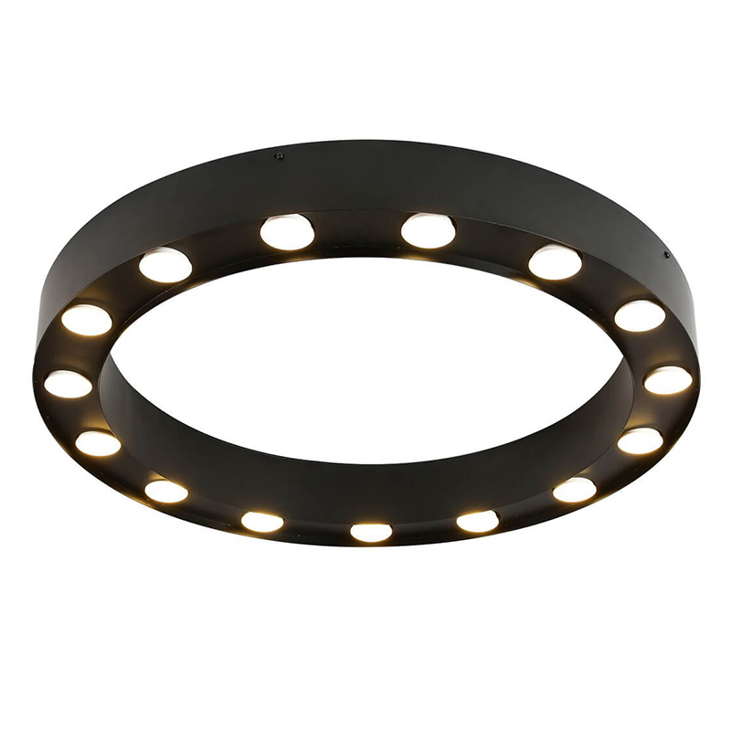Потолочный светильник Dugan Ceiling Lamp 70 Черный Потолочный светильник Dugan Ceiling Lamp 70 Черный в Кирове | Loft Concept