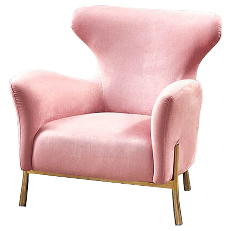 Кресло Blount Chair Золотой Розовый Кресло Blount Chair Золотой Розовый в Кирове | Loft Concept