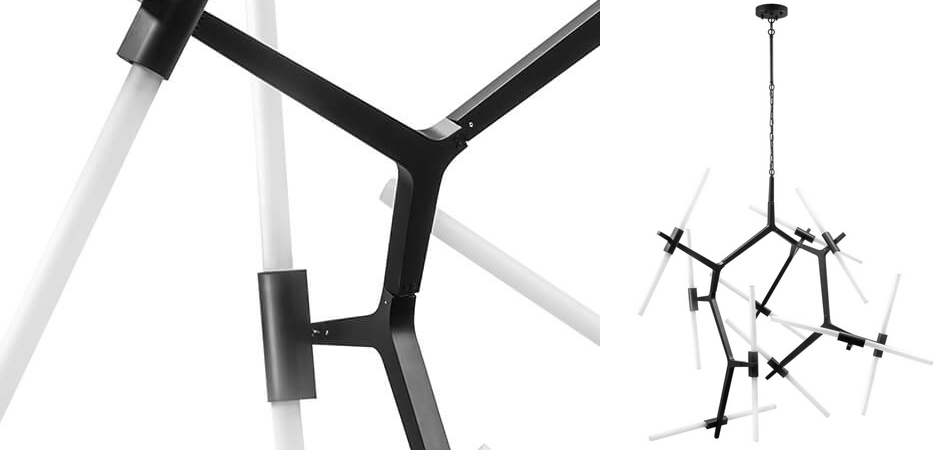 Люстра Агнес Chandelier Black 20 Люстра Агнес Chandelier Black 20 - Loft-Concept в Кирове
