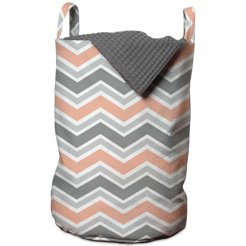 Корзина Gray Chevron Basket Мульти Корзина Gray Chevron Basket Мульти в Кирове | Loft Concept