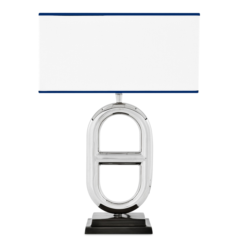 Настольная лампа Eichholtz Table Lamp Acapulco Нержавеющая сталь Черный Кремовый Настольная лампа Eichholtz Table Lamp Acapulco Нержавеющая сталь Черный Кремовый в Кирове | Loft Concept