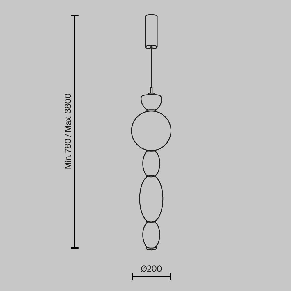 Подвесной светильник Adore LED 3000K 17Bт в Кирове