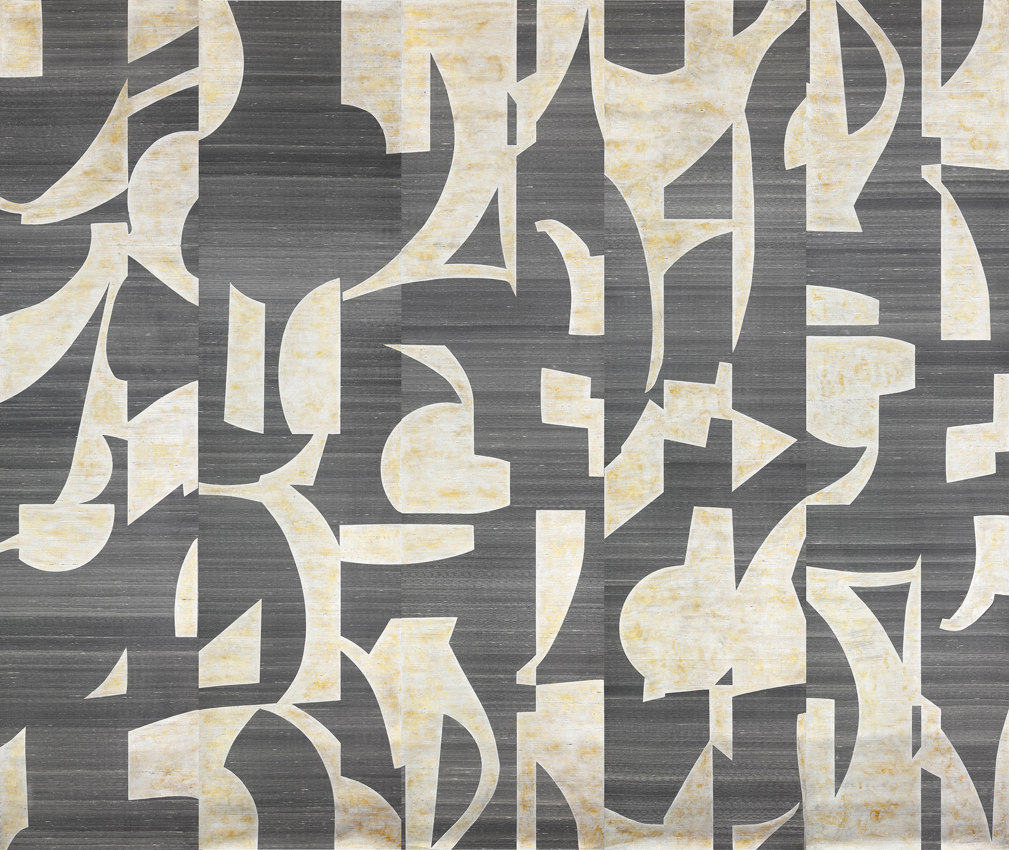 Обои ручная роспись в стиле Арт-деко Symphony Original colourway on Arkose silk dupion Обои ручная роспись в стиле Арт-деко Symphony Original colourway on Arkose silk dupion - постер Loft-Concept в Кирове