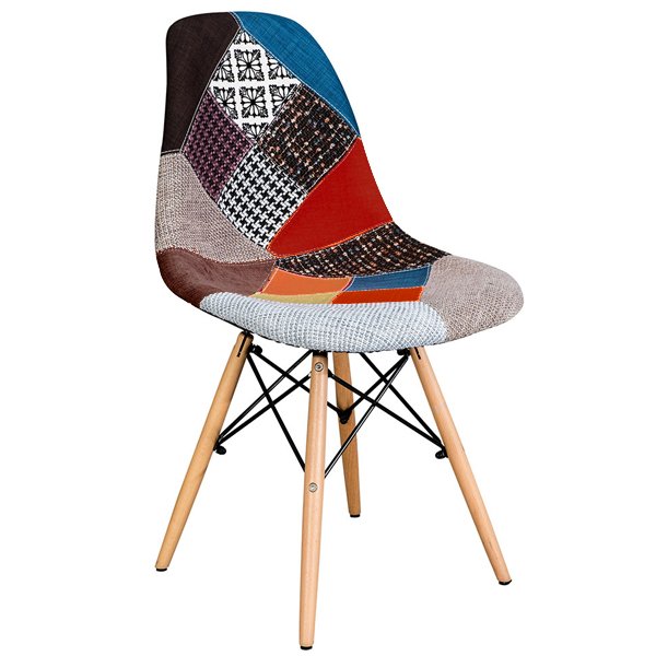 Стул DSW Patchwork Мульти Древесина в Кирове | Loft Concept 