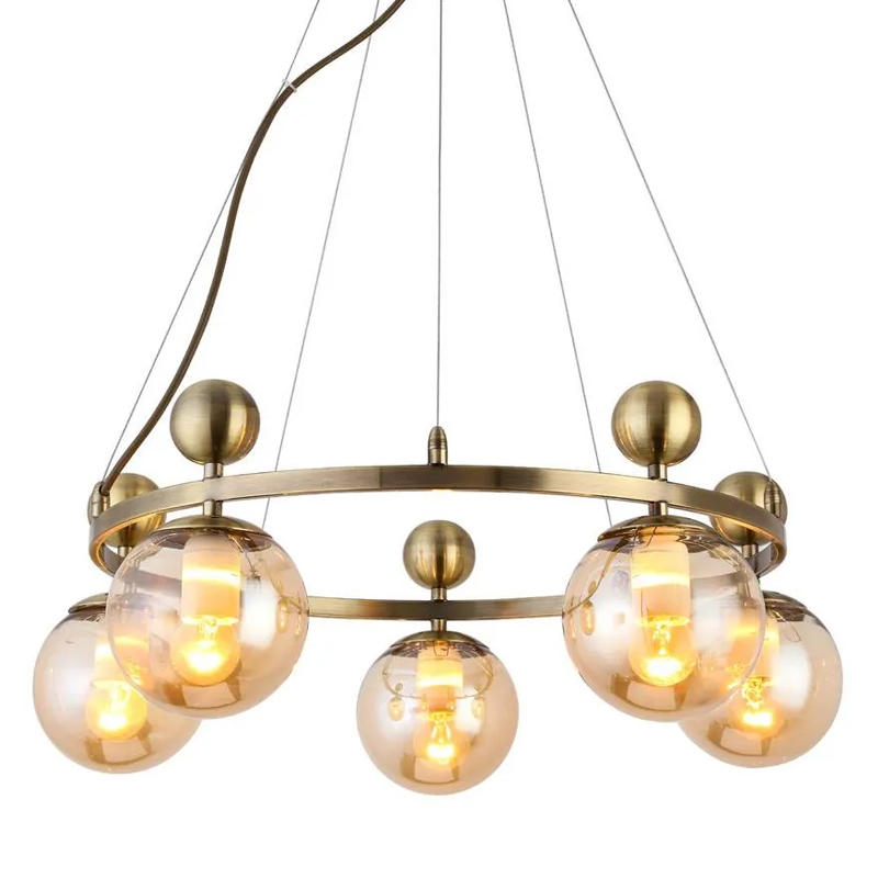 Люстра Demian Bronze Chandelier Бронза Люстра Demian Bronze Chandelier Бронза в Кирове | Loft Concept