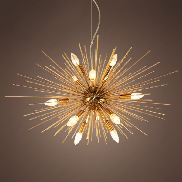 Люстра Astra Chandelier Sputnik Gold Глянцевое золото Люстра Astra Chandelier Sputnik Gold Глянцевое золото в Кирове | Loft Concept
