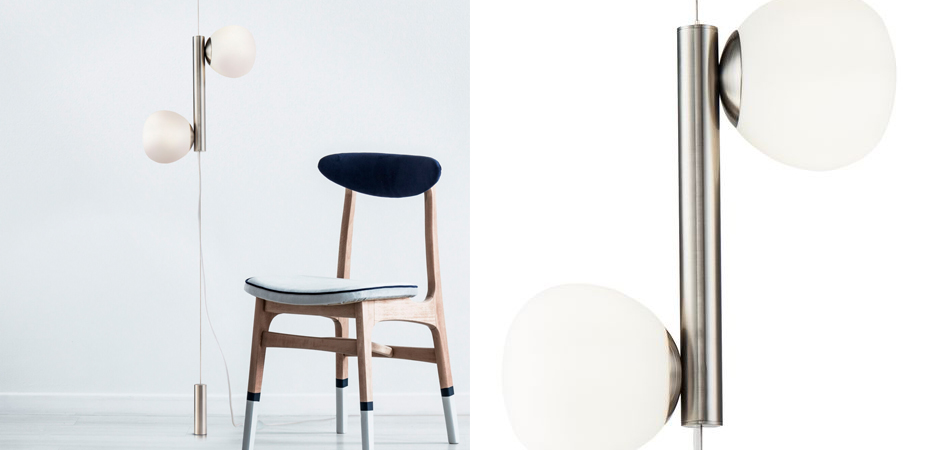 Торшер Tiepolo Ball Floor Lamp Double nickel Торшер Tiepolo Ball Floor Lamp Double nickel - Loft-Concept в Кирове