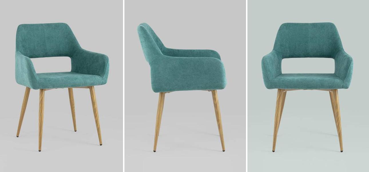 Стул NEASAN Chair Бирюзовый Цвет - фото
