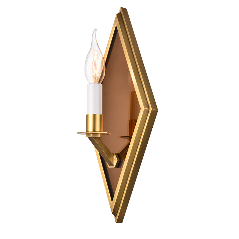 Бра Rhombus Wall lamp Латунь Бра Rhombus Wall lamp Латунь в Кирове | Loft Concept