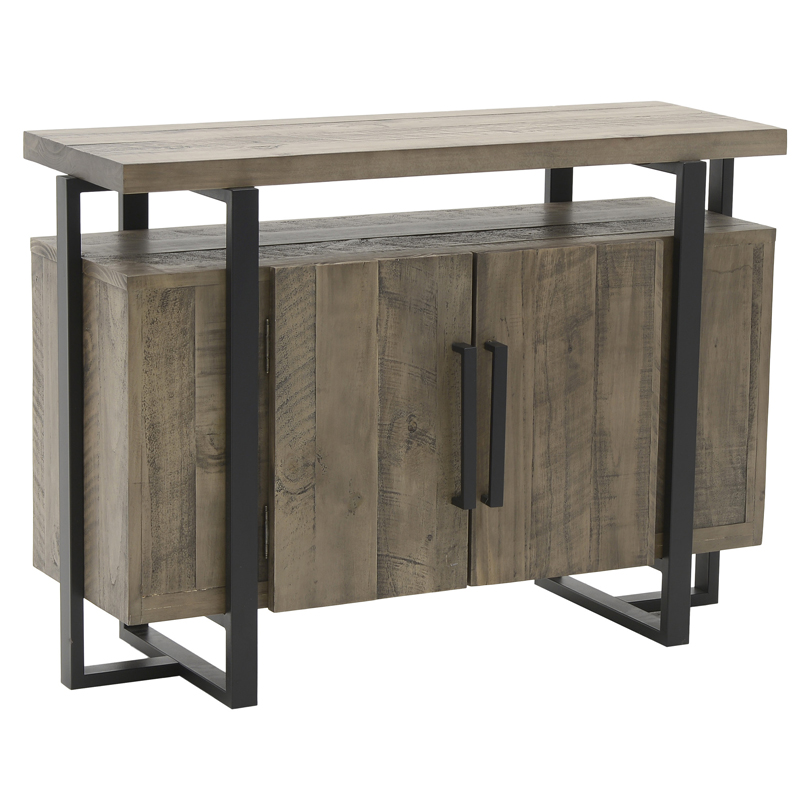 Комод в стиле Лофт Mads Wood Chest of Drawers Коричневый Черный Комод в стиле Лофт Mads Wood Chest of Drawers Коричневый Черный в Кирове | Loft Concept