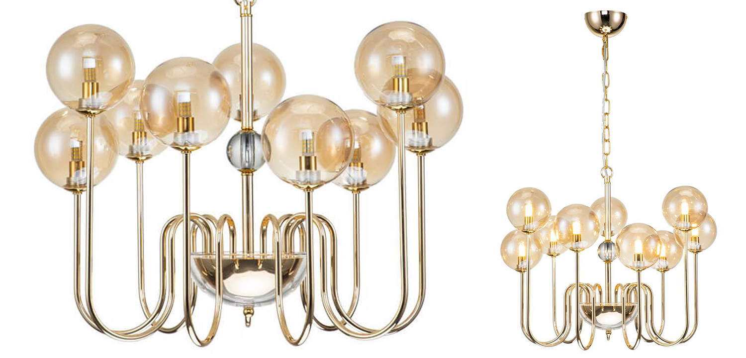 Люстра Sheiry Glass Ball Chandelier 9 - фото №1