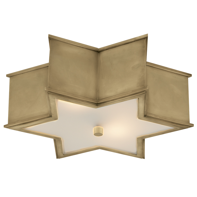 Потолочный светильник Звезда Sophia Flush Mount Brass Латунь в Кирове | Loft Concept 