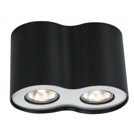 Точечный накладной светильник Scopular Spot Dual Black Черный в Кирове | Loft Concept 