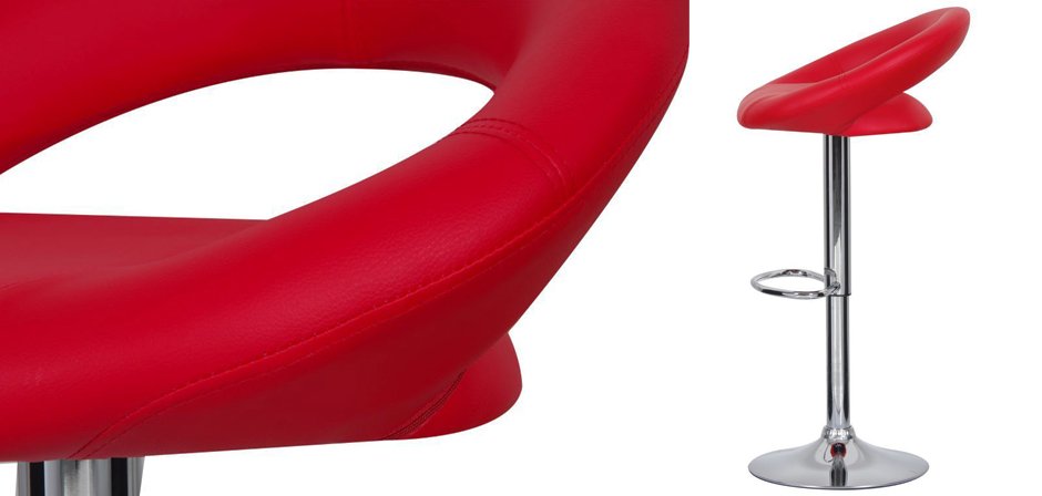 Барный стул Ring Dark Red Барный стул Ring Dark Red - Loft-Concept в Кирове